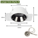 GobekUsa Adjustable Recessed LED Ceiling Downlight for GU10/MR16/MR11 Bulbs