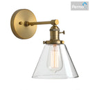 GobekUsa Cone Canopy Wall Sconce - Single Light Industrial Wall Lamp