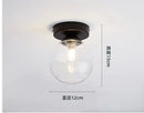 GobekUsa Glass Ball Ceiling Light: Modern Nordic Style, Creative Round Lamp for Home Decor.