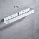 GobekUsa Aluminum Towel Holder Matte Black Wall Mounted Towel Bar in Various Sizes