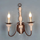 GobekUsa French Country Rustic Wall Sconces Light Antique Retro Wall Lamps