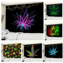 GobekUsa 3D Printed Maple Leaf Wall Hanging Tapestry for Boho Home Decor