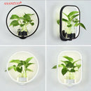 GobekUsa LED Plant Wall Lamps: Modern Creative Home Decor Lighting Fixtures