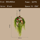GobekUsa Green Plant Lighting Chandelier for Dining, Kitchen, Living Room