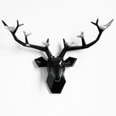 GobekUsa Deer Head Wall Decor Sculpture | Modern Abstract Animal Statue for Home Decor