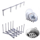 GobekUsa Adjustable Steaming Rack & Dish Drying Holder - Multi-Functional Kitchen Pot Rack
