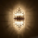 GobekUsa Crystal LED Wall Sconce Light for Bedroom and Corridor