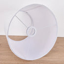 GobekUsa 30cm White Fabric Lampshade for E27 Ceramic Desk Bedside Floor Table Lamps