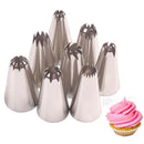 GobekUsa Big Size Russian Pastry Nozzles Cake Cupcake Decorator Set