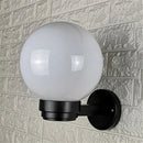 GobekUsa Globe Shade Wall Lantern for Entryway Porch Patio, E27 Base Socket