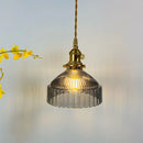 GobekUsa Glass Hanging Lamp with Switch: Modern Nordic Copper Pendant Light Fixtures