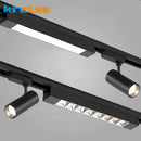 GobekUsa LED Track Lamps: Modern 20/30W Ceiling Rail Floodlight for Living Room, Store Lighting