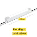 GobekUsa LED Track Lamps: Modern 20/30W Ceiling Rail Floodlight for Living Room, Store Lighting