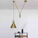 GobekUsa Industrial Metal Pendant Light Kitchen Adjustable Designer LED Dinning Room Decor