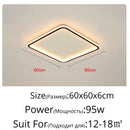 GobekUsa Dimmable LED Ceiling Chandelier for Living Bedroom Study Room Lighting