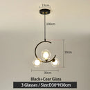 GobekUsa Glass Ball Pendant Light | Modern Nordic G9 LED Lamp for Living Room & Bedroom
