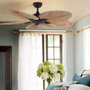 GobekUsa 52 Inch LED Ceiling Fan Without Light Remote Control Reverse Function