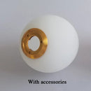 GobekUsa Glass Ball Pendant Lampshade - High Quality Milky Glass Ball Design