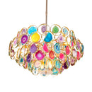 GobekUsa Agate Designer LED Chandelier for Foyer & Dining Room