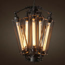 GobekUsa Industrial 8-Head Hanging Pendant Lamp for Cafe Dining Room and Bar