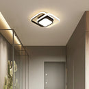 GobekUsa LED Chandelier Black White Ceiling Lights