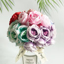 GobekUsa Artificial Peony Tea Rose Camellia Silk Flowers for Home Garden Wedding