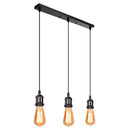 GobekUsa Industrial Loft LED Bar Pendant Light with E27 Socket for Kitchen Dining Room