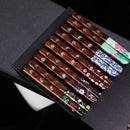 GobekUsa Bamboo Wood Chopsticks for Sushi and Food Eating