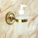 GobekUsa Gold Brass Bathroom Accessories Set: Robe Hook, Paper Holder, Towel Bar, Towel Ring