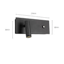 GobekUsa Adjustable LED Wall Sconce, 3W CRI 97, Touch Dimmable Switch, 3-CCT Angle