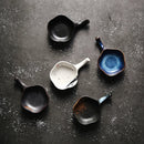 GobekUsa Japanese Style Retro Ceramic Chopsticks Holder Sauce Dish