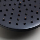 GobekUsa 8" Matte Black Wall Mounted Rainfall Shower Faucet Set with Handheld Shower