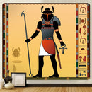 GobekUsa Egyptian Mural Tapestry Bohemian Home Decor Yoga Mat Sofa Blanket