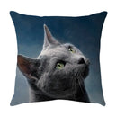 GobekUsa Cute Cat Sofa Cotton Linen Cushion Cover Pillowcase Home Decor Pillow