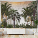 GobekUsa King Palm Landscape Plant Tapestry - Tropical Wall Hanging Home Decor