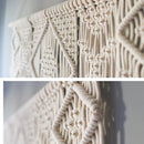 GobekUsa Large Hand-Woven Macrame Tapestry with Tassels