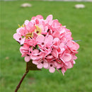 GobekUsa Artificial Hydrangea Wedding Flowers Wall Home Decoration Indoor Bonsai Bouquet Background