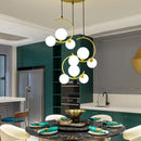 GobekUsa Glass Ball Pendant Light | Modern Nordic G9 LED Lamp for Living Room & Bedroom