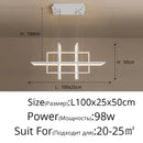 GobekUsa Geometric Aluminum Pendant Light for Living Bedroom Restaurant Kitchen - Modern Art Luminaire