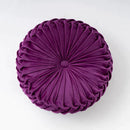 GobekUsa 3D Pumpkin Vehicle Wheel Round Velvet Throw Pillow for Couch Decor