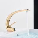 GobekUsa Black Chrome Basin Faucet Single Handle Bathroom Mixer Tap