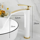 GobekUsa Brass Bathroom Basin Faucet Cold Hot Water Mixer Sink Tap Deck Mounted