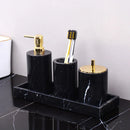 GobekUsa Black Marquina Marble Bathroom Set cue.opti