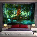GobekUsa 3D Print Hippie Wall Tapestry, Bohemian Home Decor Bed Sheet & Wall Hanging