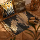 GobekUsa Bohemian Tassel Rug - Retro Hand Woven Carpet for Home Decor