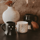 Black Ghost 12 oz Figural Coffee Mug by Sweet Water Decor