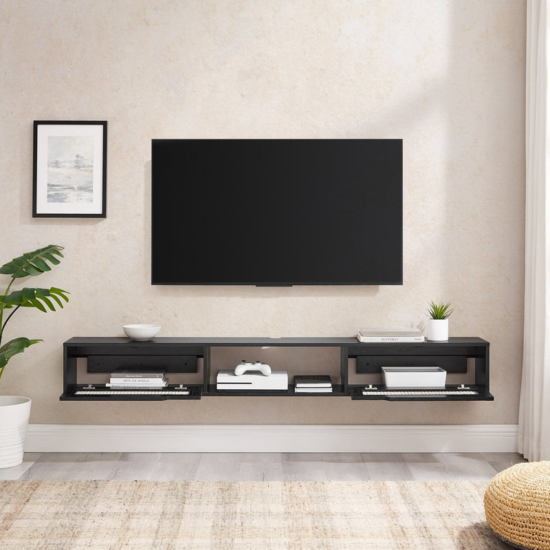 Hamkke Boho 2-Door Floating TV Stand