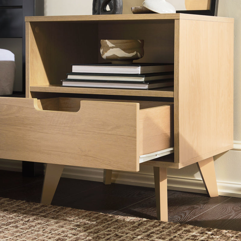 Sloane Hans Mid-Century Modern Angle-Leg Nightstand