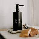 15oz Black Stoneware Hand Soap Dispenser by Sweet Water Decor