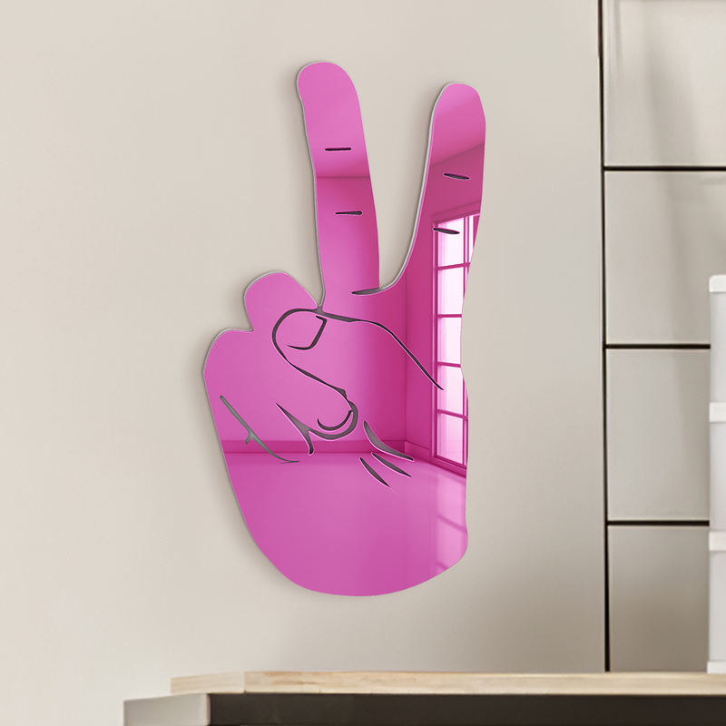 Peace Sign Hand Silhouette